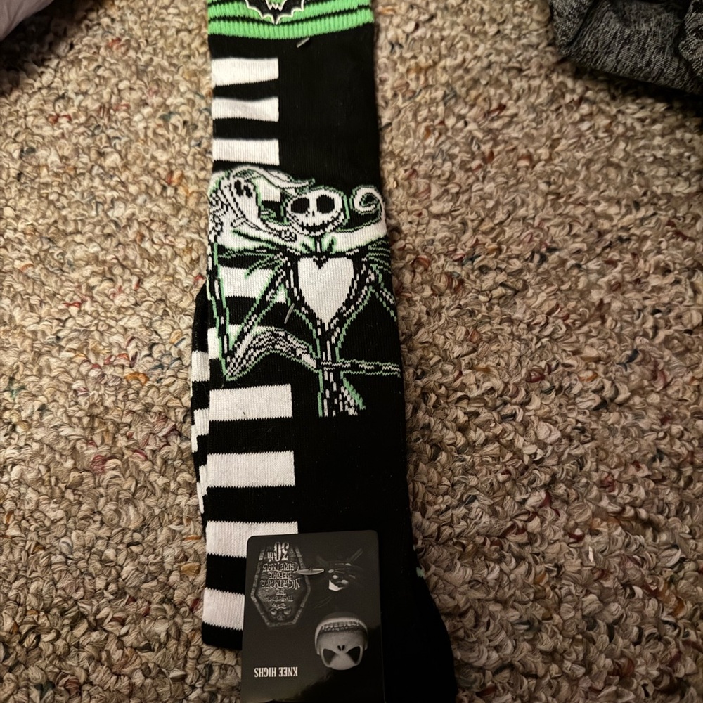 Nightmare Before Christmas Long Socks